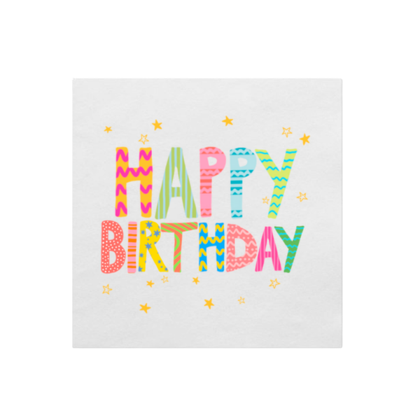 Happy Birthday Cocktail Napkins