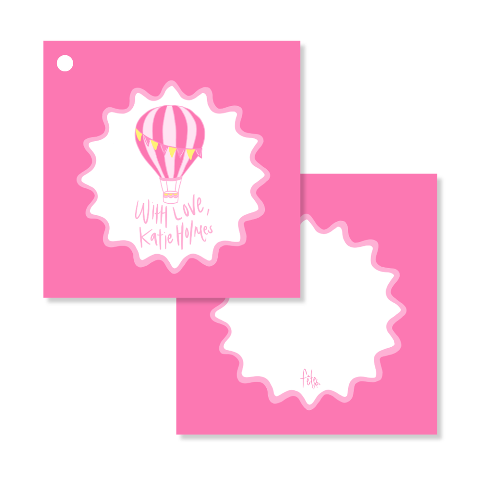Icon Bar: Pink Balloon Tags