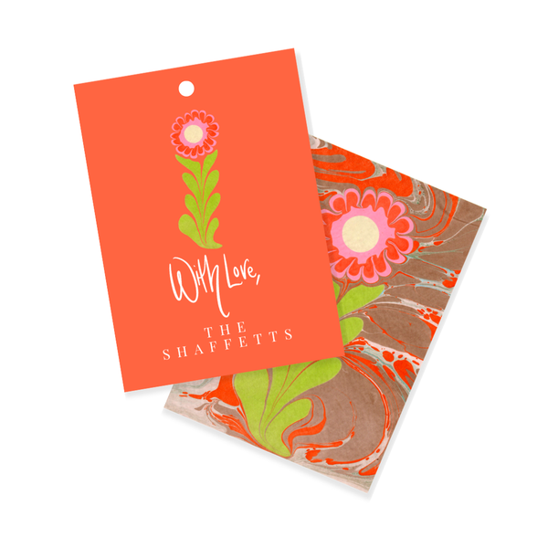 Morgan Walker x FP Ebru Flower Tag in Orange