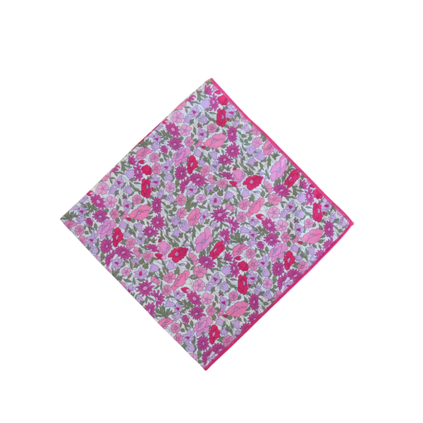 Ann Walters Home x Fête Papier Hankies in Poppies & Daisies Pinks