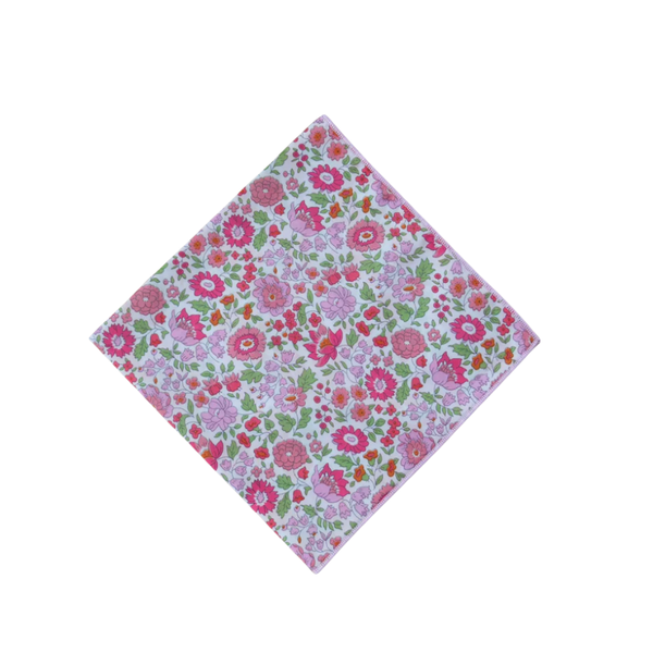 Ann Walters Home x Fête Papier Hankies in Pink Garden