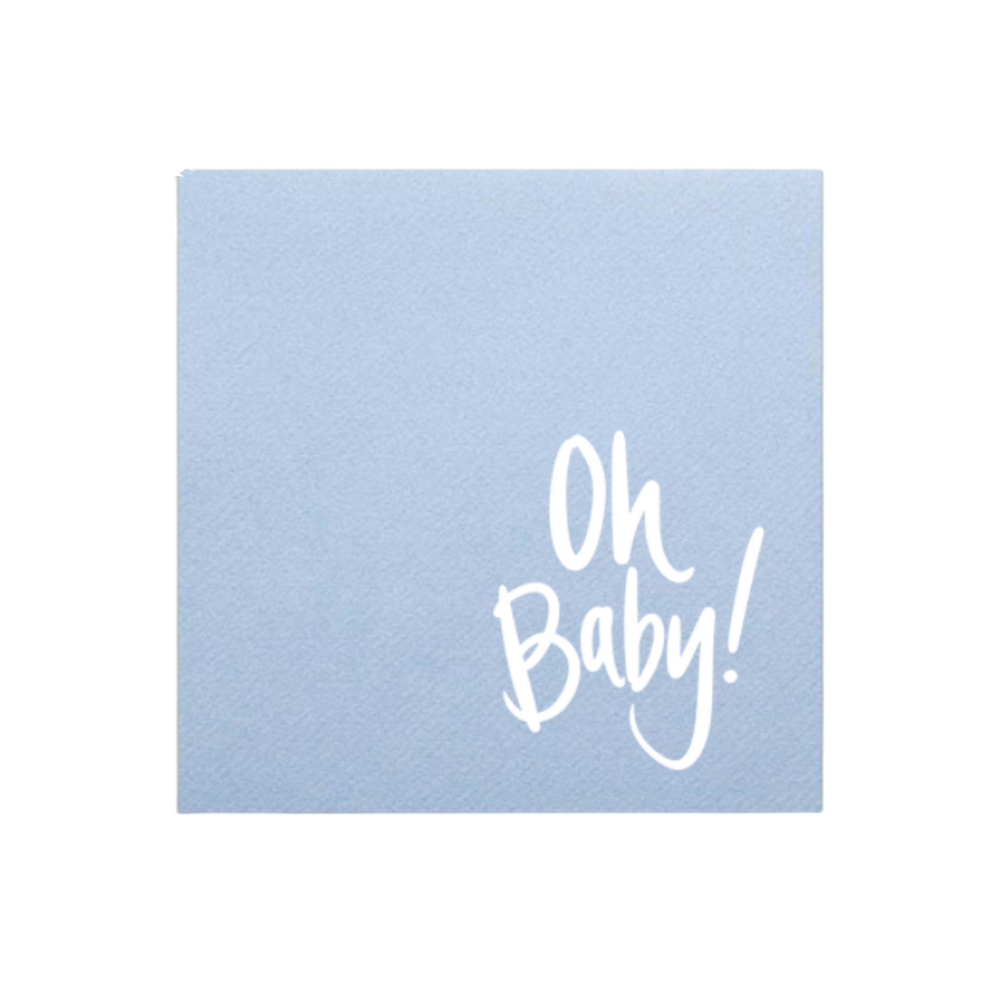 Oh Baby! Paper Napkins in Blue