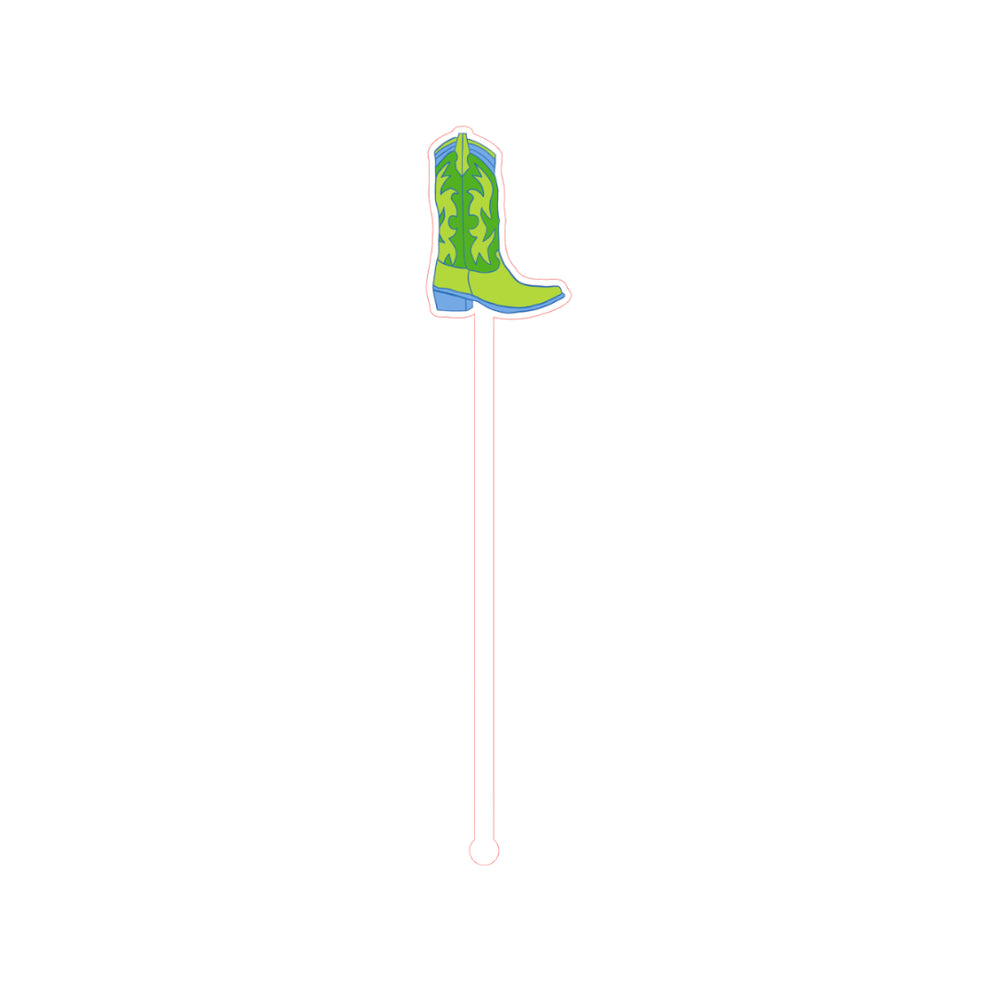 Fête Papier Icon Favorite Stir Sticks in Cowboy Boot