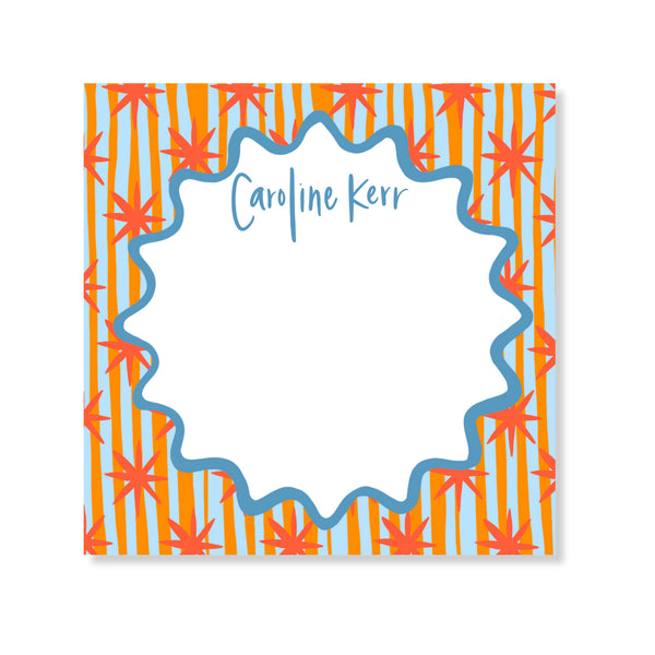 Stars & Stripes Notepad in Ocean