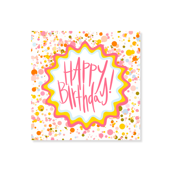 Sunshine Splatter Gift Stickers