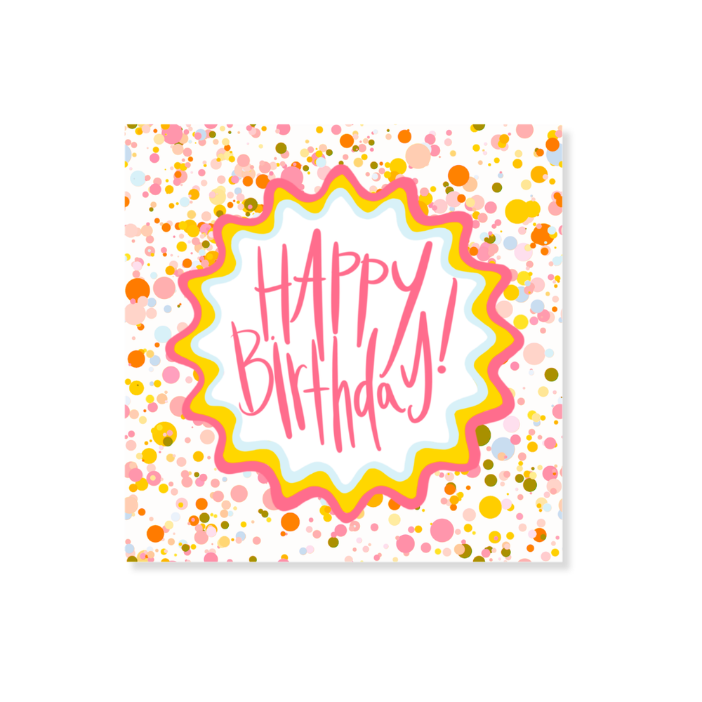 Sunshine Splatter Gift Stickers
