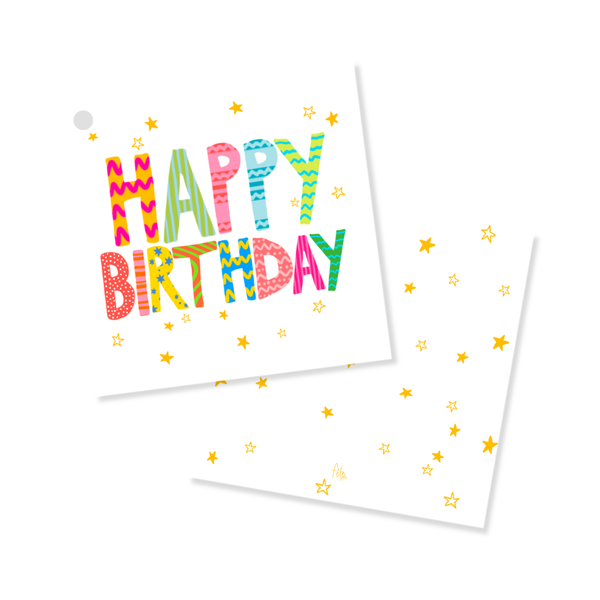Happy Birthday Gift Tags