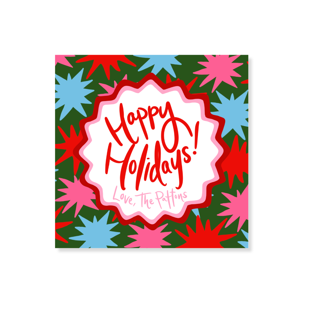 Holiday Burst Stickers