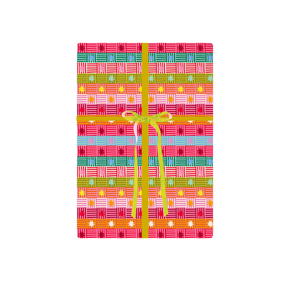 Christmas Stars & Stripes Wrapping Paper
