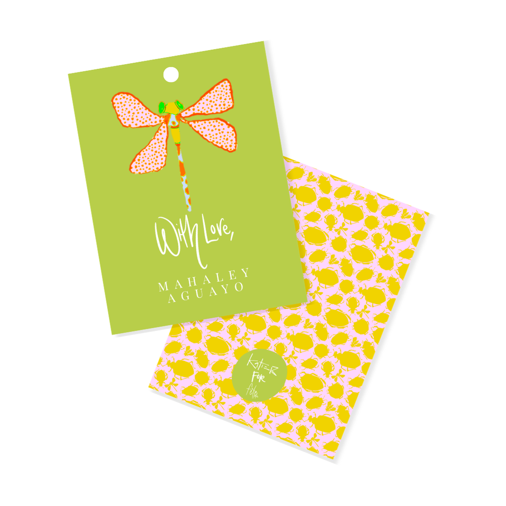 Busy Bugs Gift Tags in Dotty Dragonfly