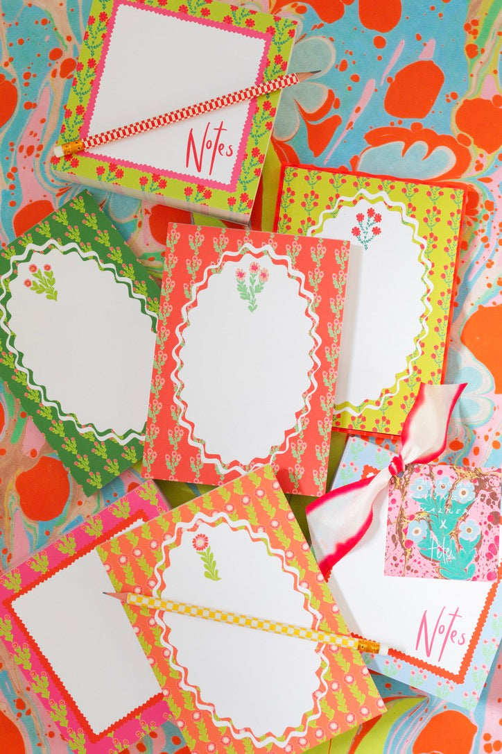 Morgan Walker x FP 5x7 Notepad in Orange