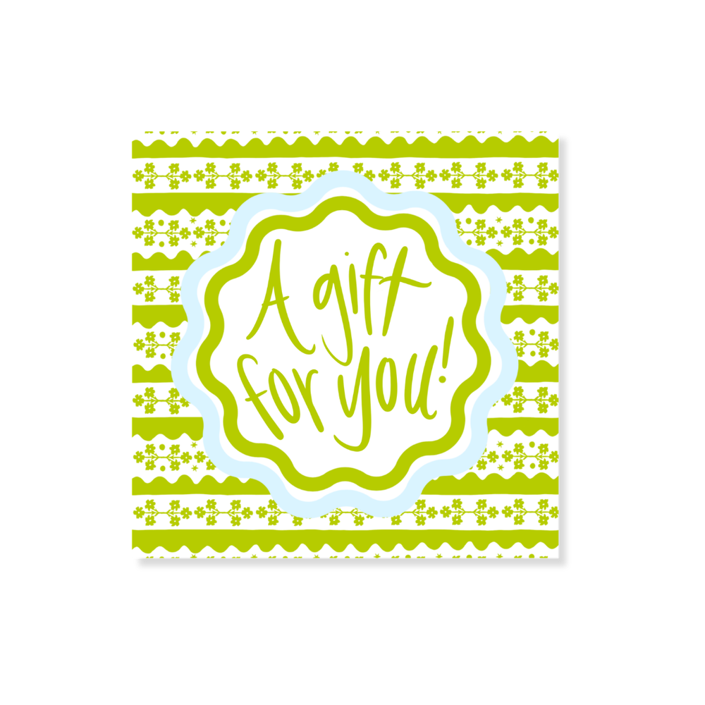 Garden of Fête Star Climbing Floral Horizontal Gift Stickers