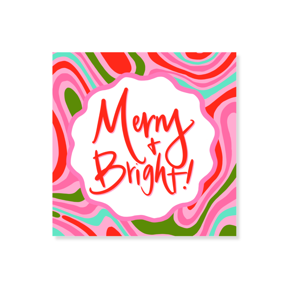 Retro Marble Gift Stickers