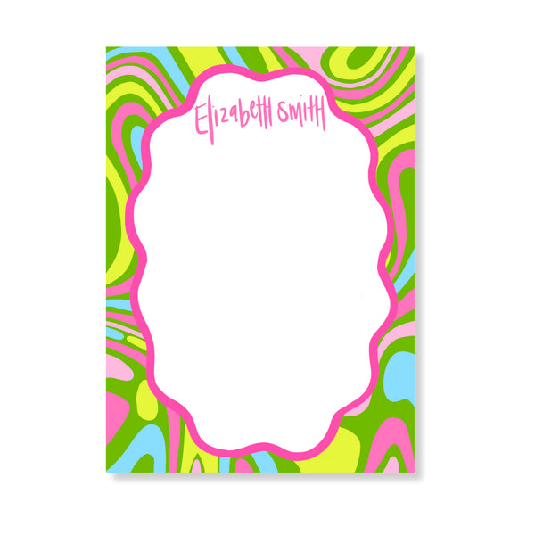 Swirl Notepad in Spring
