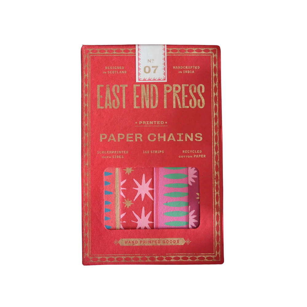 Colorful Christmas Paper Chain Kit