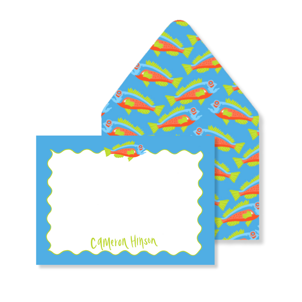 Icon Bar: Fish Stationery