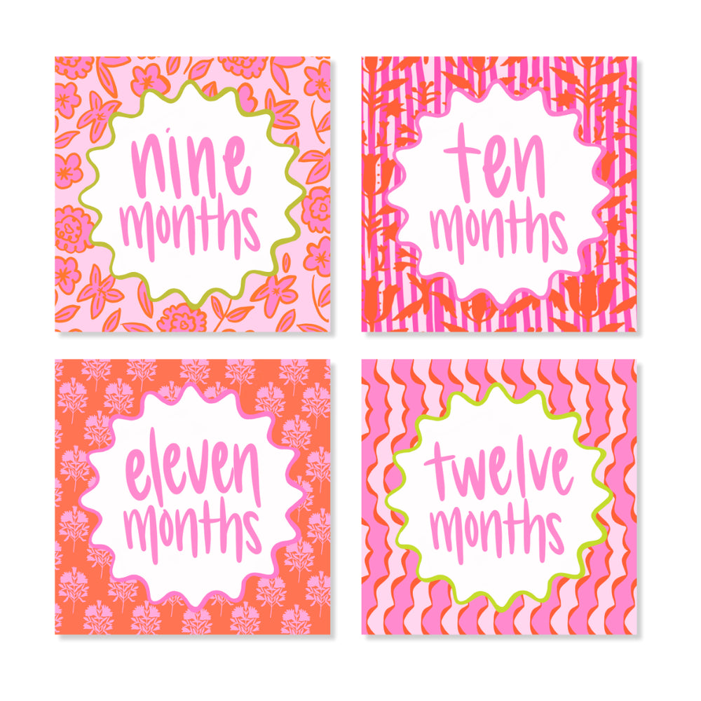 Girl Milestone Cards