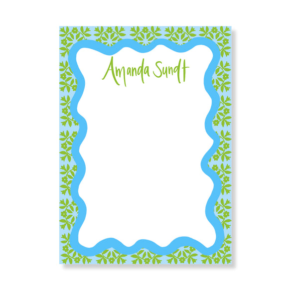 Mosaic Tile Notepads in Garden