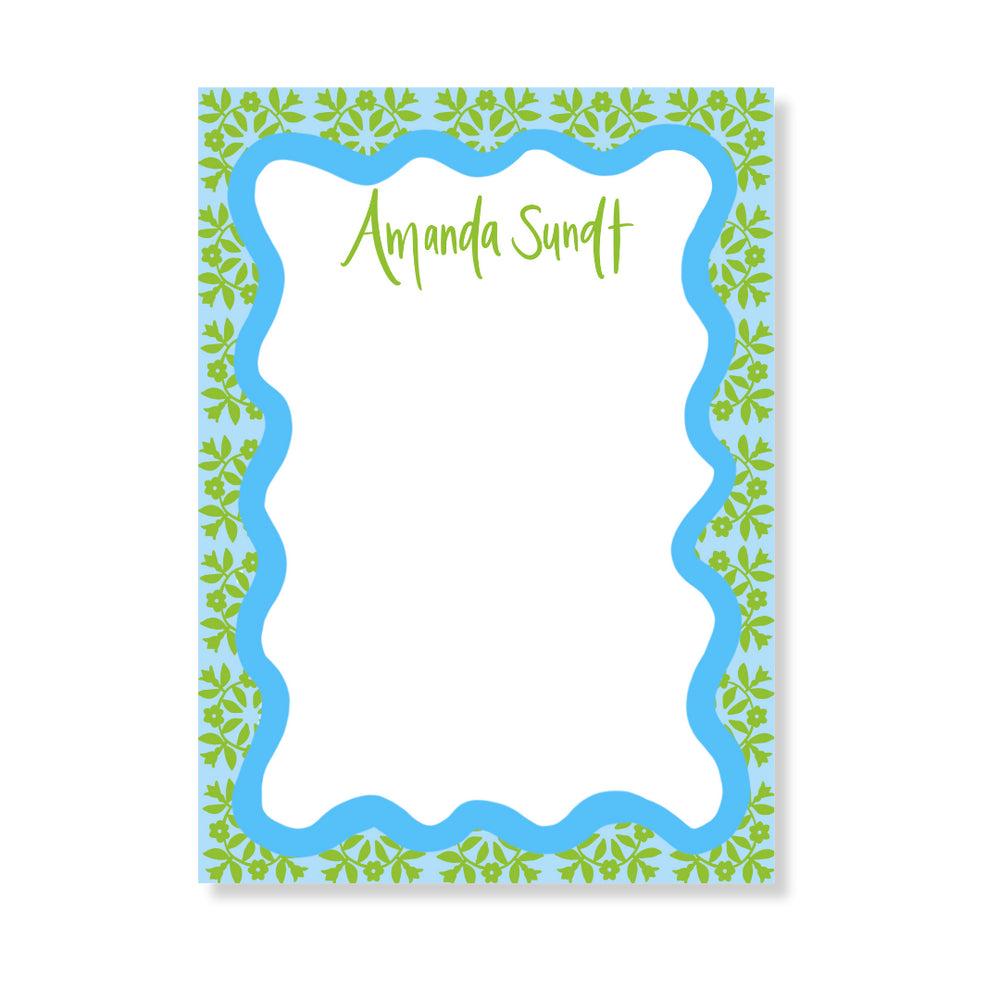 Mosaic Tile Notepads in Garden