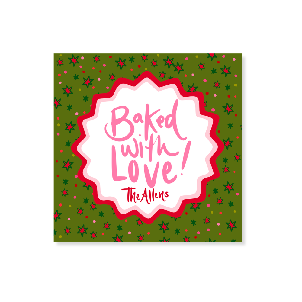 Festive Star Stickers