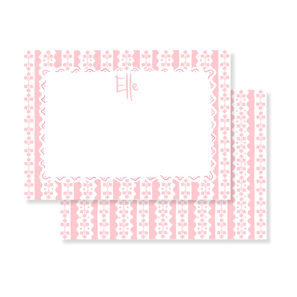 Garden of Fête Stationery in Baby Pink