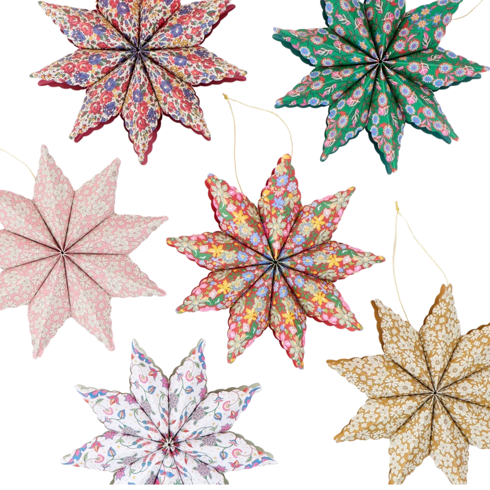 Meri Meri x Liberty of London Paper Stars