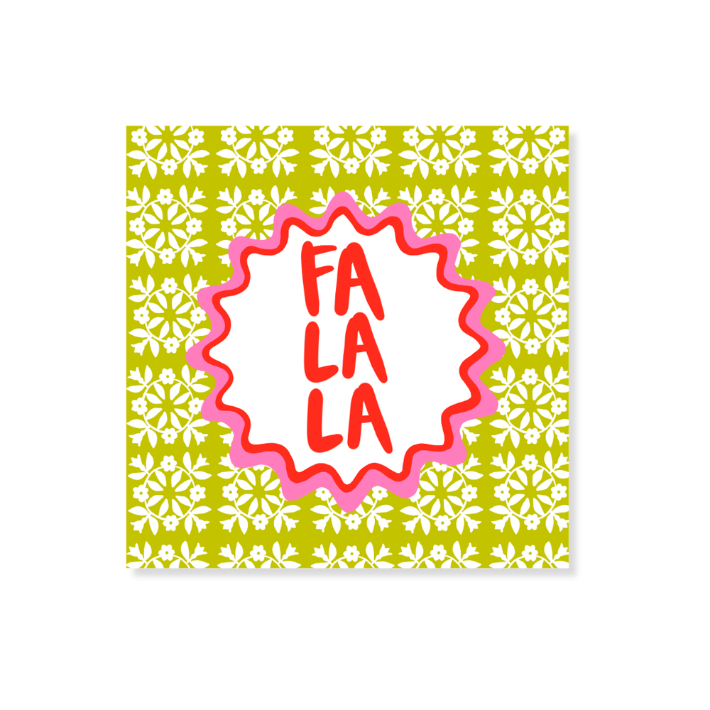 OG Fa La La La Quilted Gift Stickers