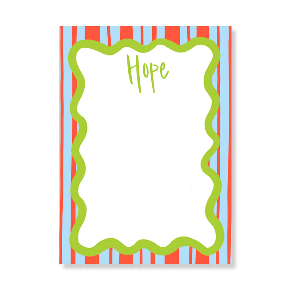 Stripe Notepad in Americana