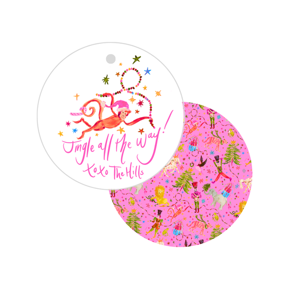 Jill Delavan for Fête Papier Jingle All The Way Tags