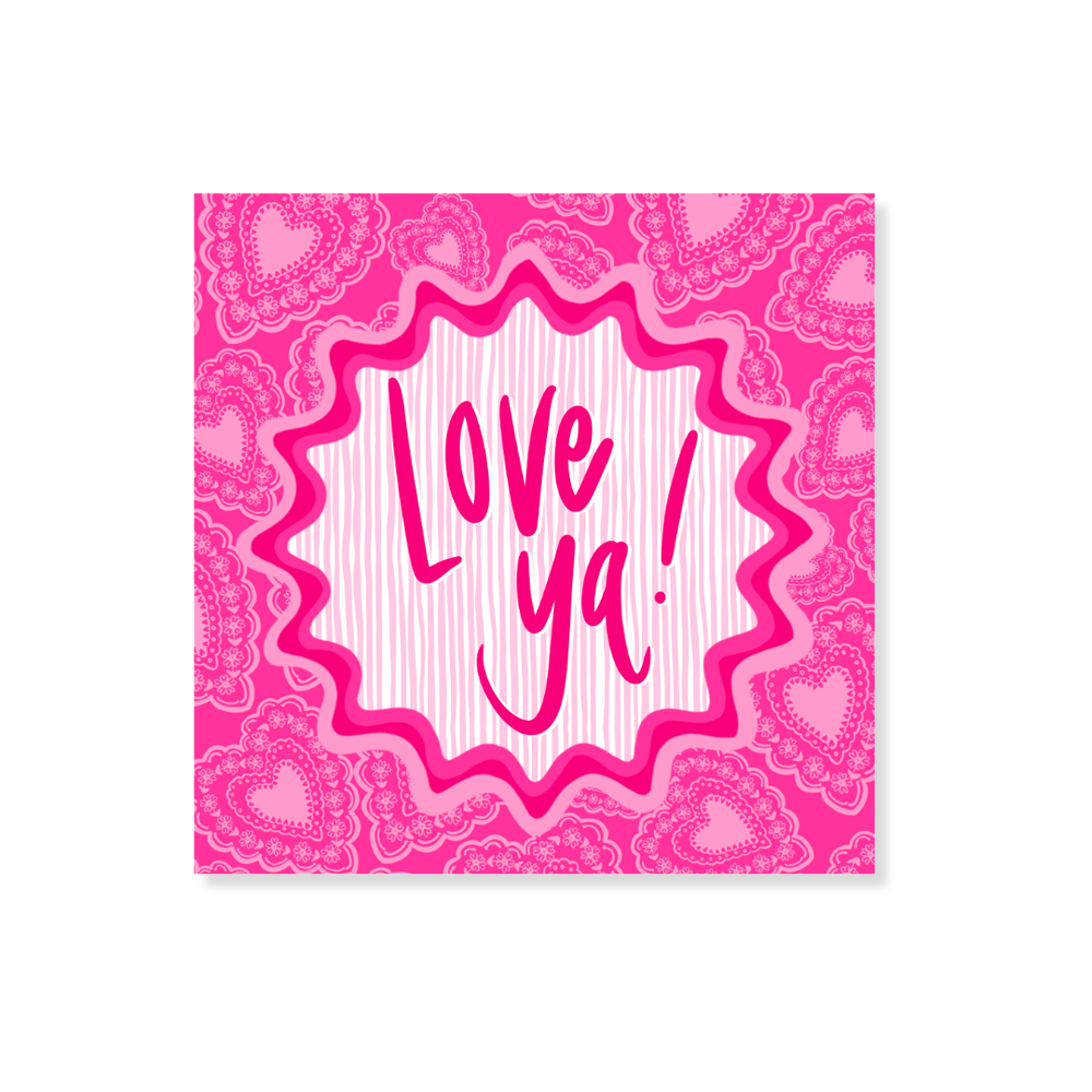 Lace Heart Gift Stickers