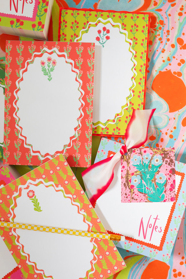 Morgan Walker x FP 5x7 Notepad in Lime