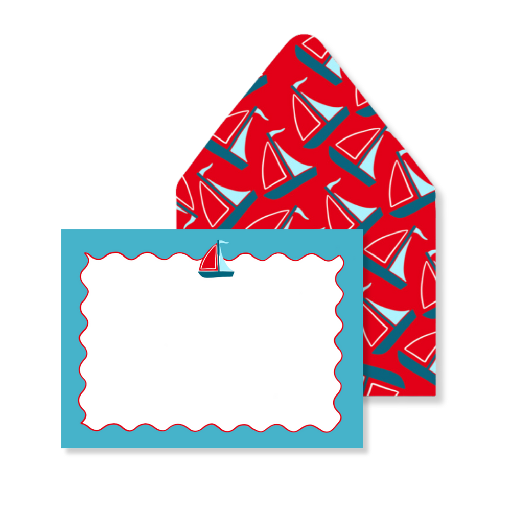 Icon Bar: Sailboat Stationery
