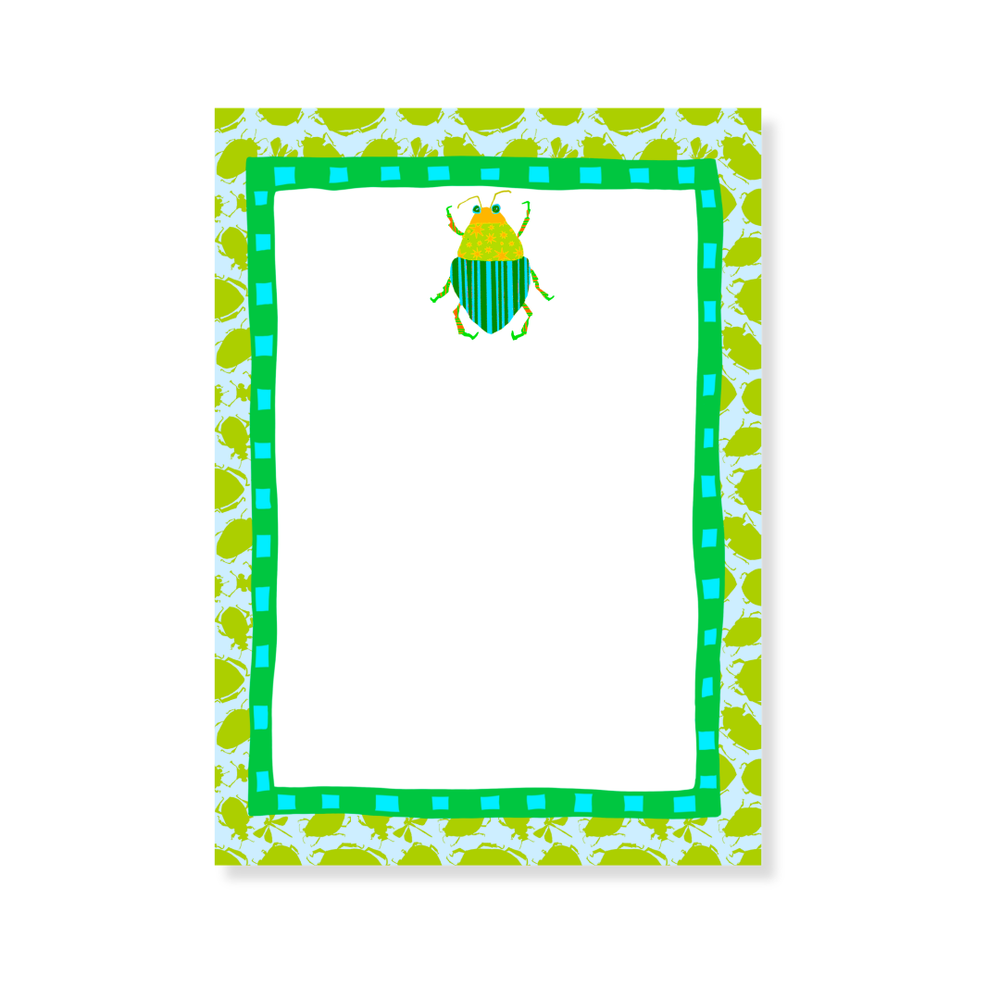 Busy Bugs Notepad in Star Beetle