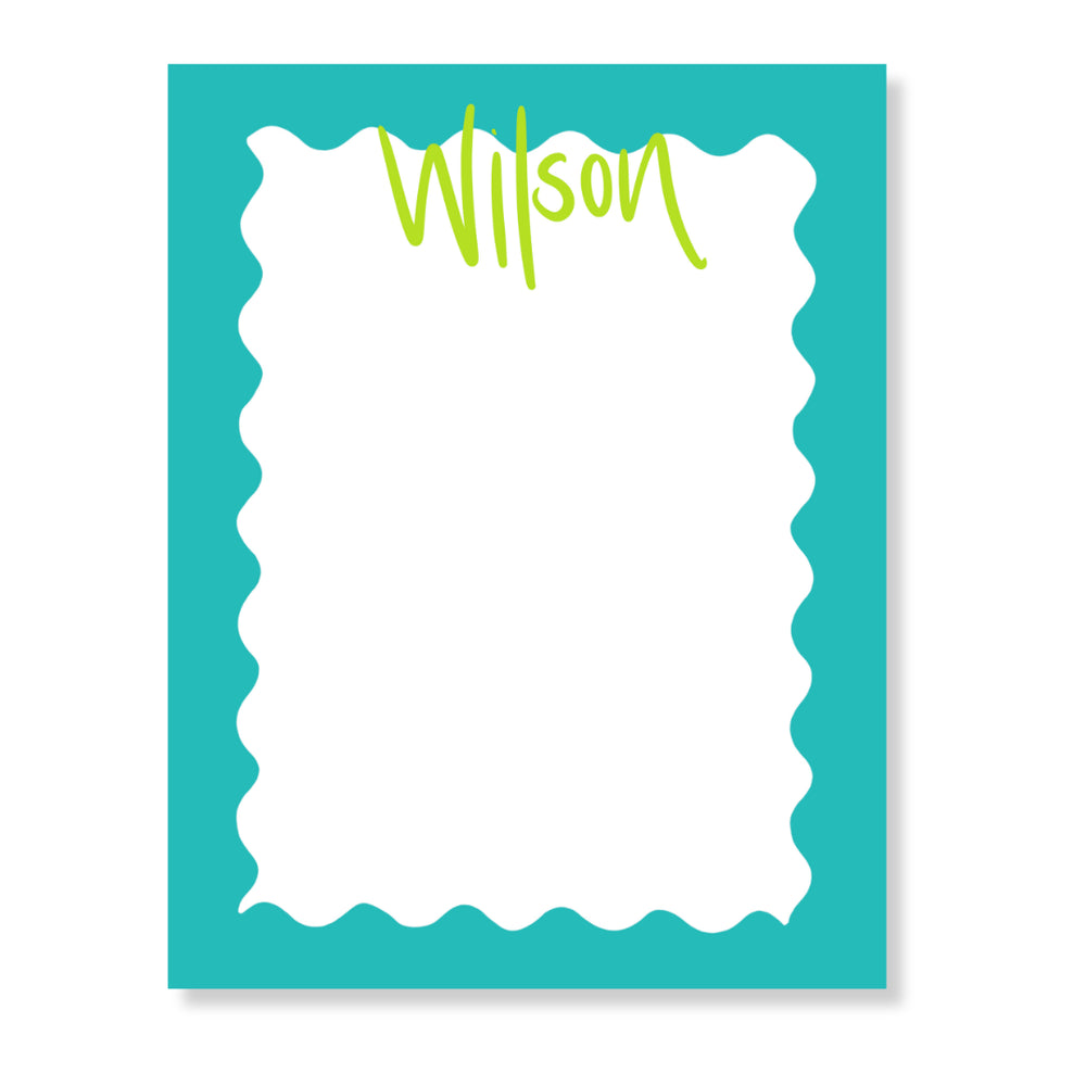The Big Pad Solids in Teal