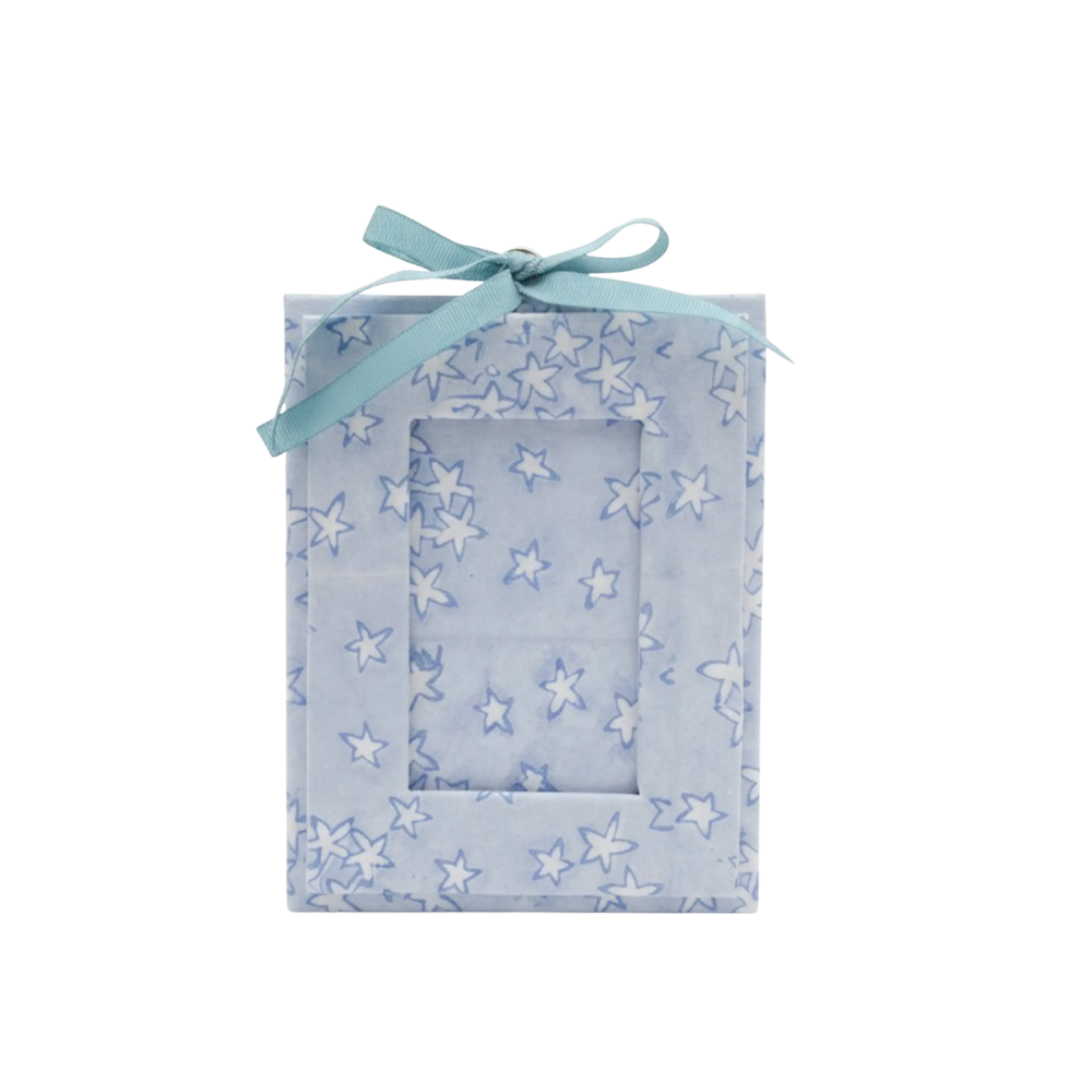 Blue Star Photo Ornament