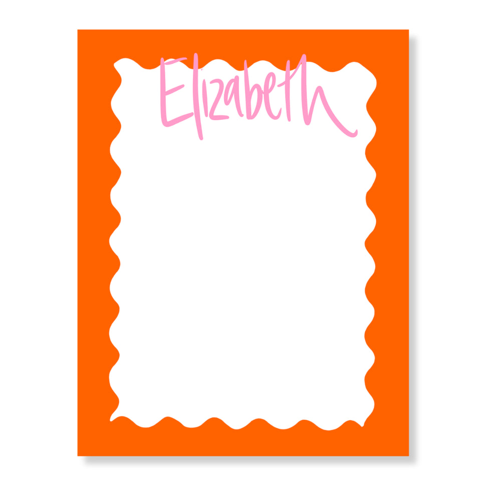 The Big Pad Solids in Tangerine