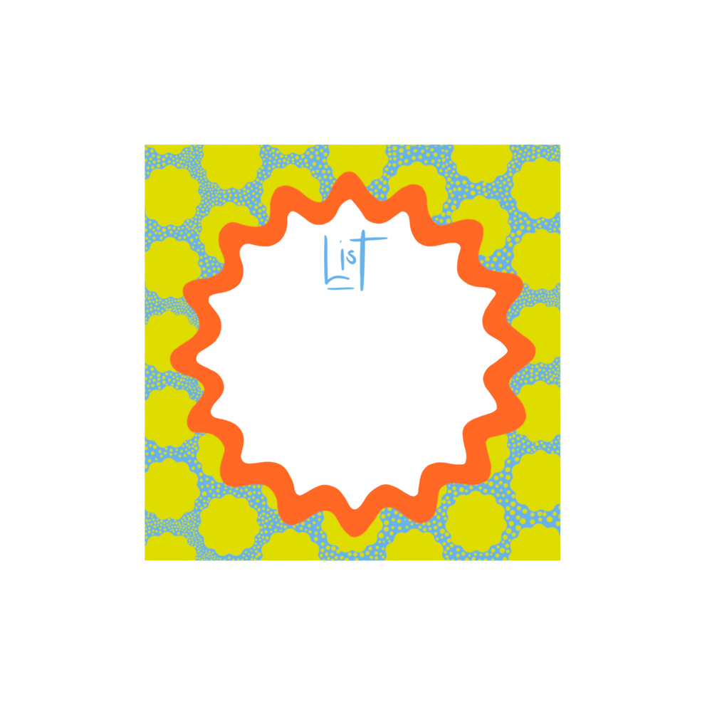 Halloween Dot Notepad in Green