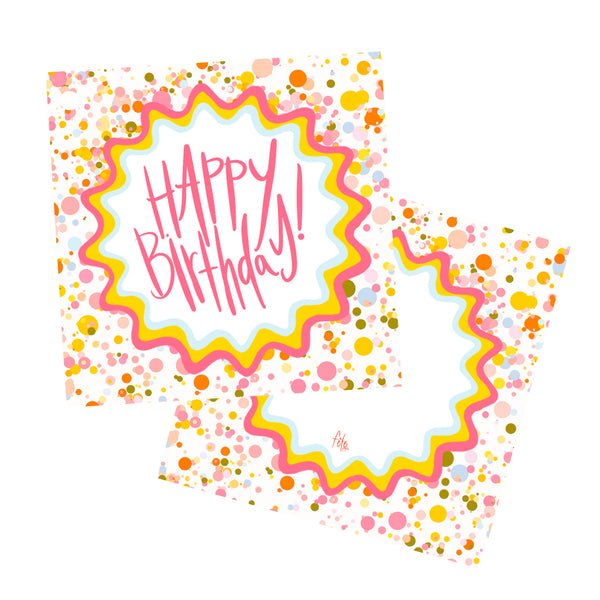 Sunshine Splatter Gift Tags