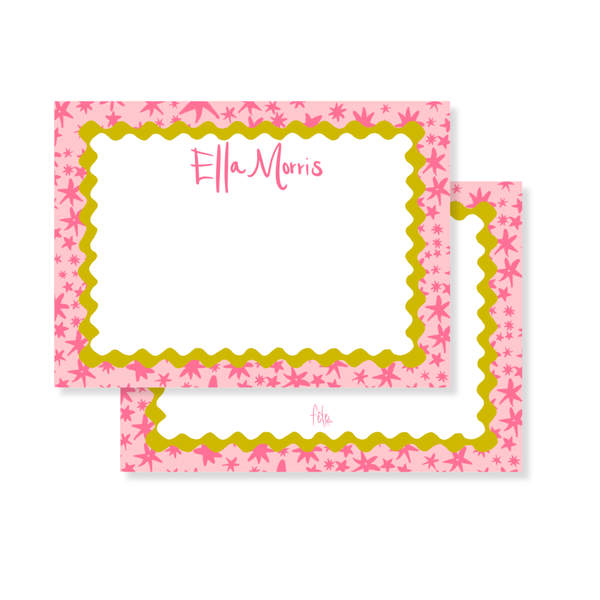 BL x FP Pt. 3 Wavy Floral Stationery