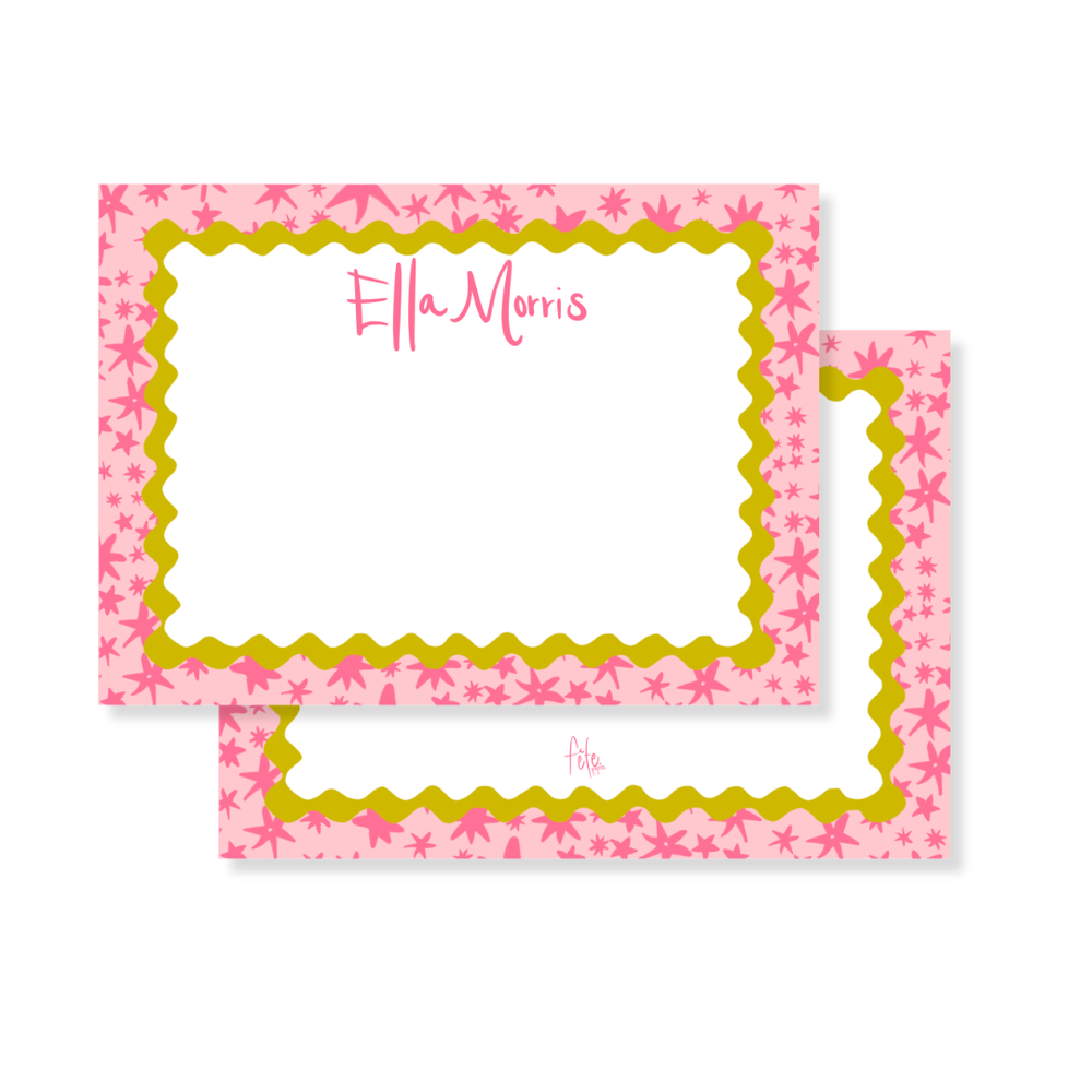 BL x FP Pt. 3 Wavy Floral Stationery
