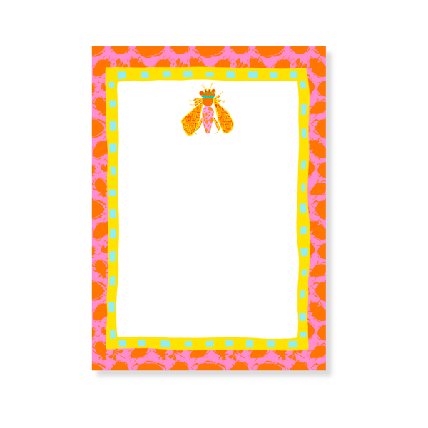 Busy Bugs Notepad in Geo Moth