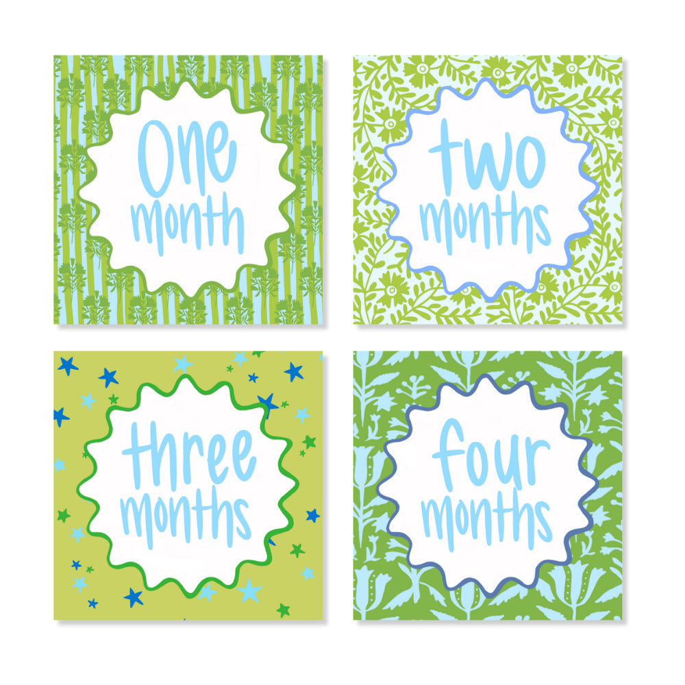 Boy Milestone Cards