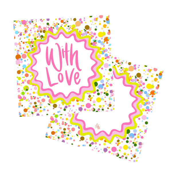 Confetti Splatter Gift Tags