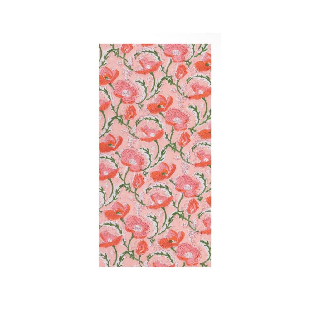 Pink Poppy Guest Towels