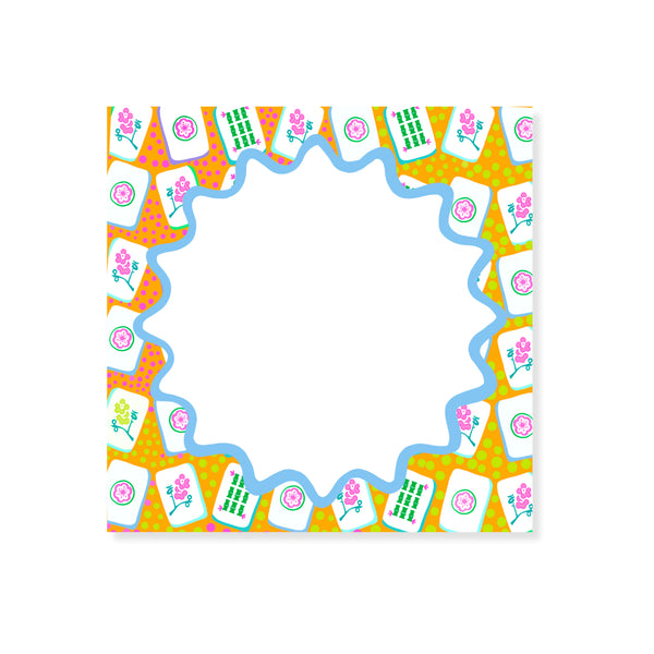 Dotty Mahjong Notepad in Multi