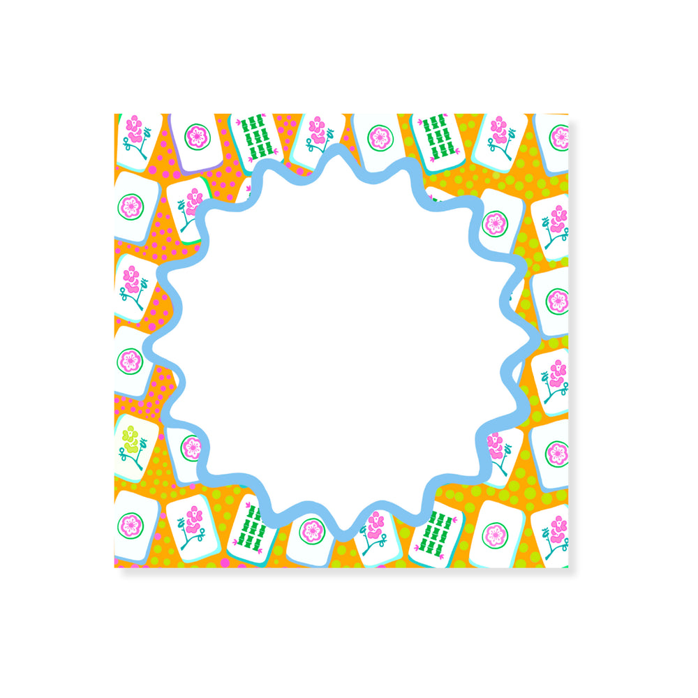 Dotty Mahjong Notepad in Multi