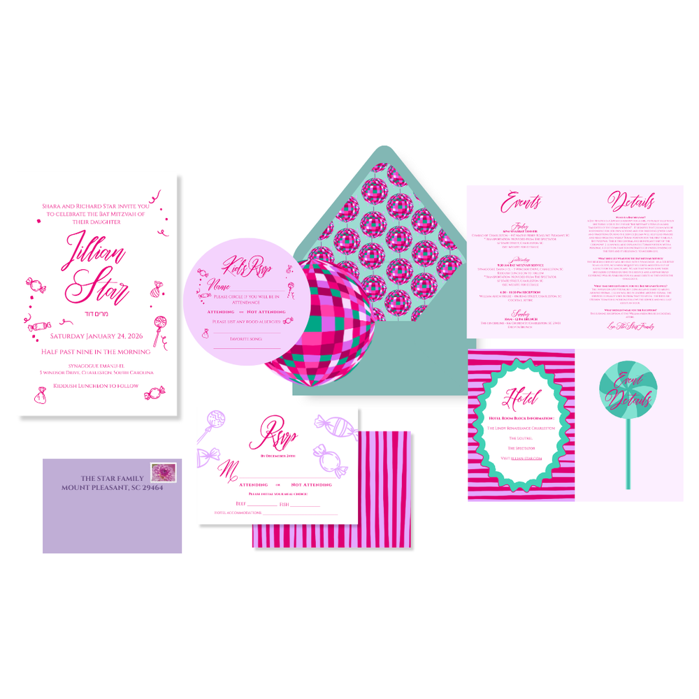 Custom Printed Invitations