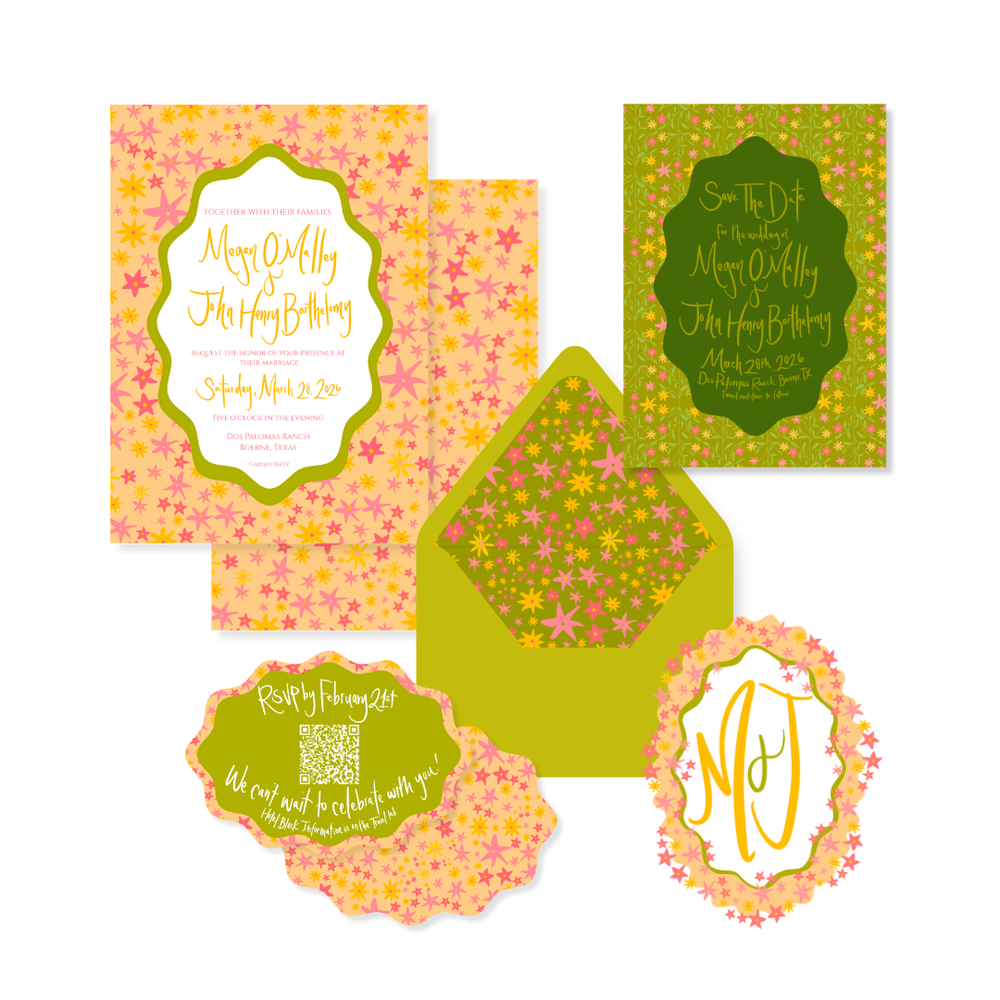 Custom Wedding Invitation Suites