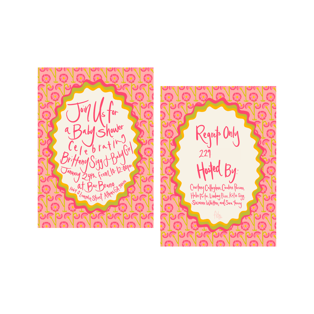 Custom Printed Invitations