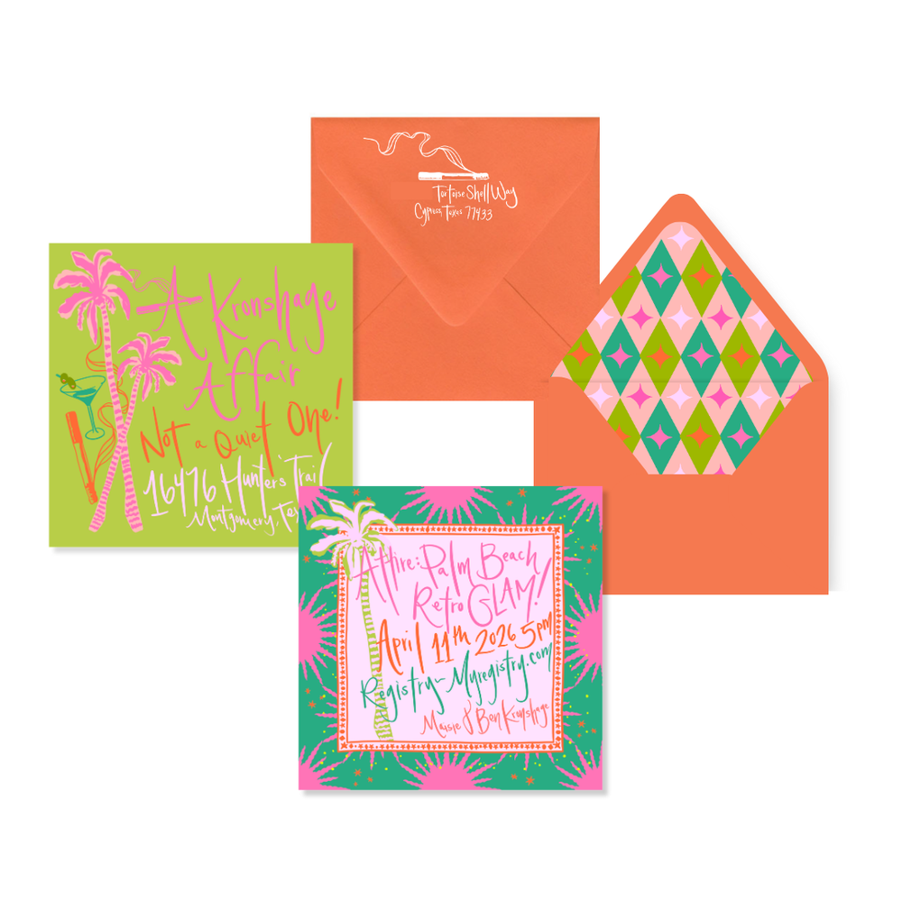 Custom Printed Invitations